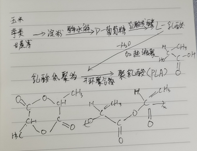 生物降解袋中的PLA是如何制得的？(图2)